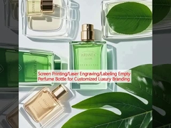 Εκτύπωση με οθόνη/Καταγραφή με λέιζερ/Ετικέτες Κενό μπουκάλι αρώματος για προσαρμοσμένη εμπορική επωνυμία πολυτελείας