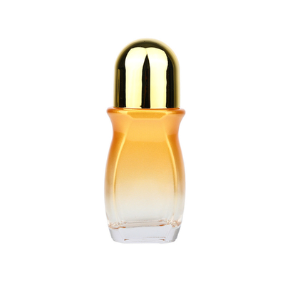 ‌50ml Large Roller Ball Bottles Leak-Proof Transparent Glass Essential Oil Bottle With Plastic Roller Balls For Perfume Refills