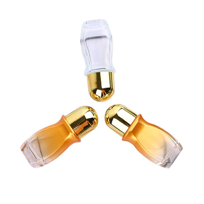 ‌50ml Large Roller Ball Bottles Leak-Proof Transparent Glass Essential Oil Bottle With Plastic Roller Balls For Perfume Refills