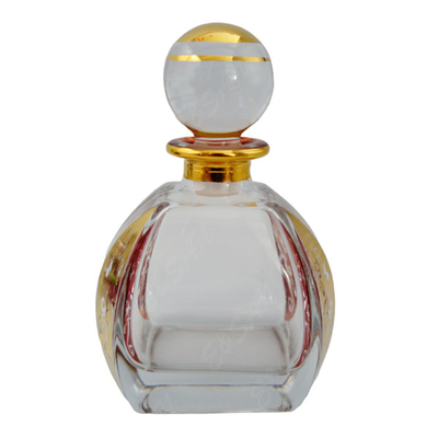 Aluminium Cap Custom Glass Perfume Bottles , Empty Perfume Oil Bottles With Atomizer