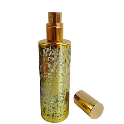 perfume spray bottle recycled glass bottles black blue red pink green cap plastic and metal roll frog