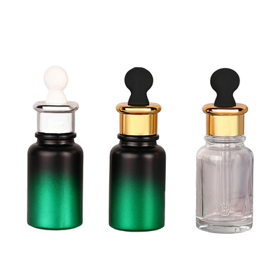 Custom Essential Oil Glass Dropper Bottle 30ml High End Cosmetic Liquid