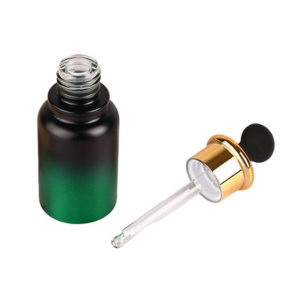 Custom Essential Oil Glass Dropper Bottle 30ml High End Cosmetic Liquid