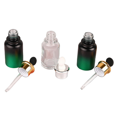 Custom Essential Oil Glass Dropper Bottle 30ml High End Cosmetic Liquid